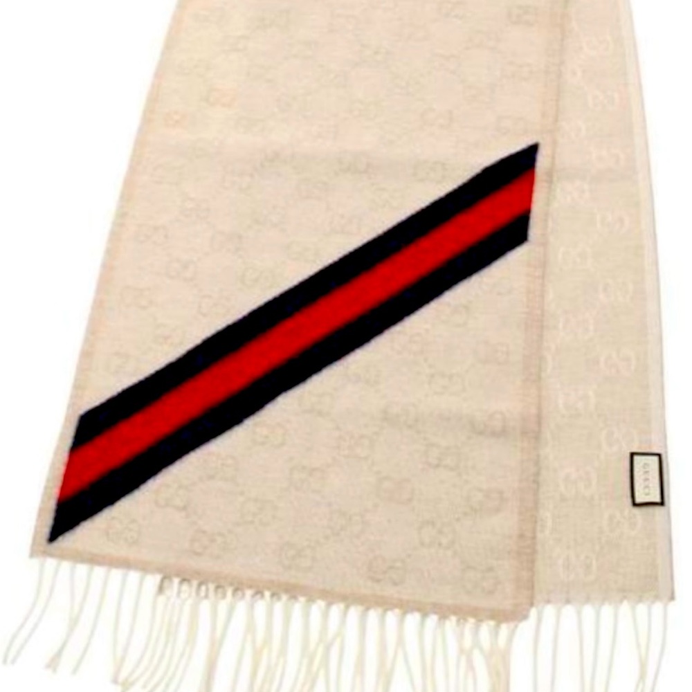 Gucci scarf- wool 37x190 cm